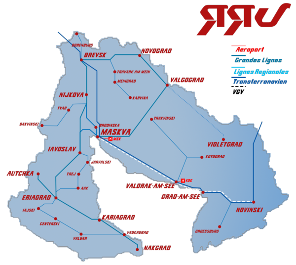 Lignes ferroviaires Plan Rail 2020